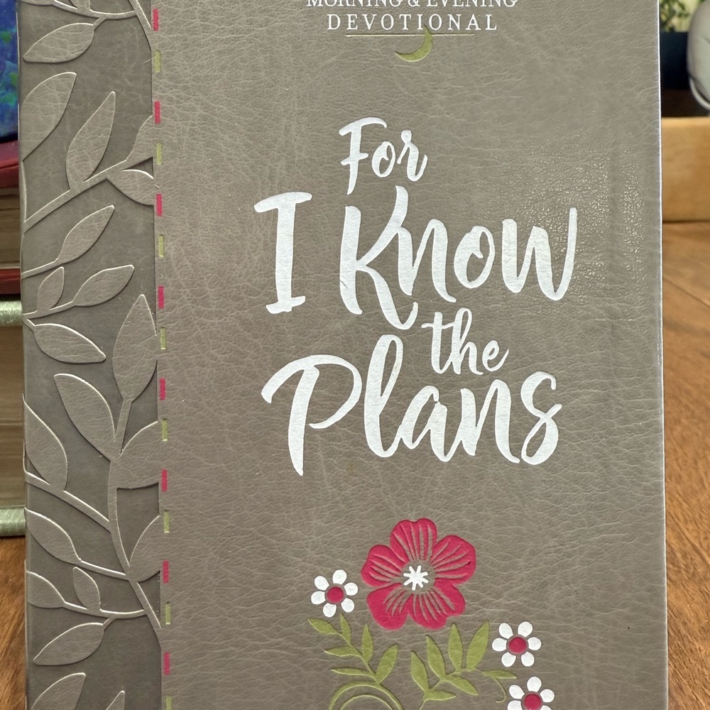 Elegant Devotional Journal - Gray and Red